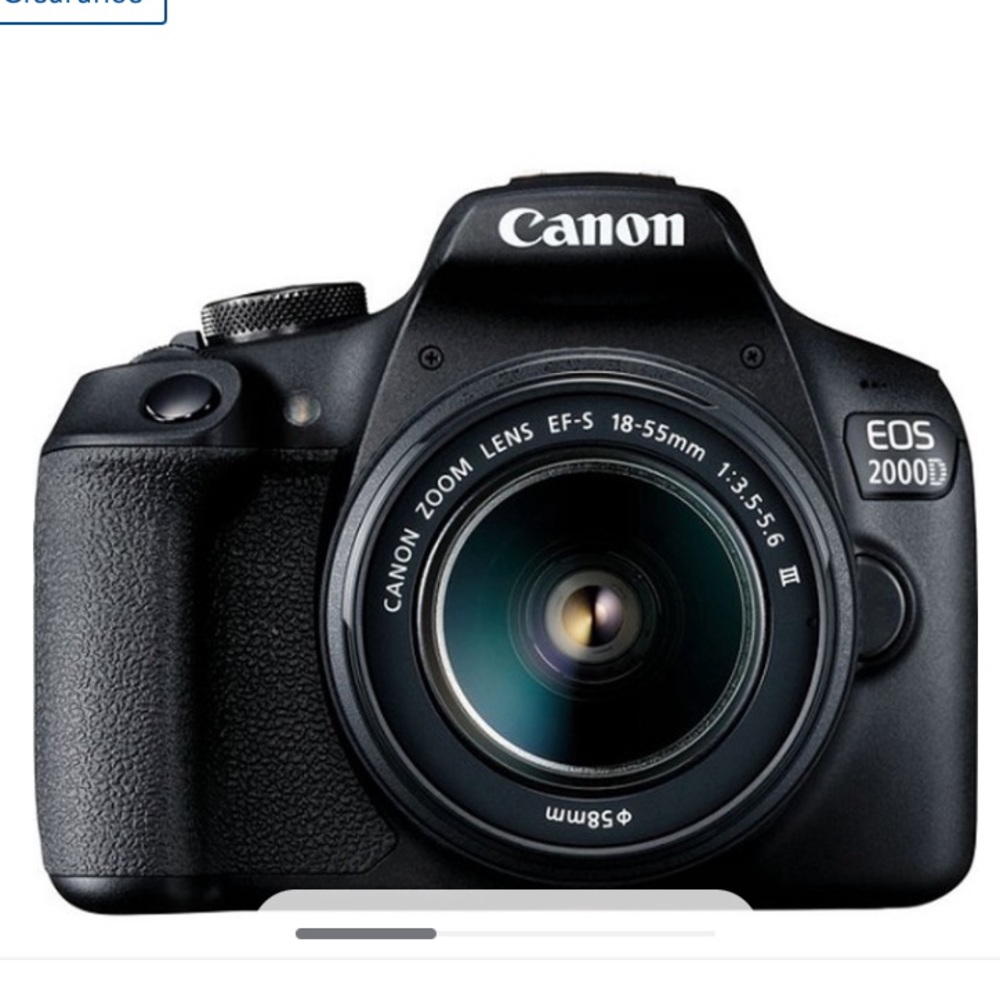 Canon 2000d with 18-55mm lens